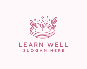 Scented Candle Wellness logo design