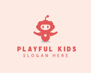 Kids Toy Robot  logo design