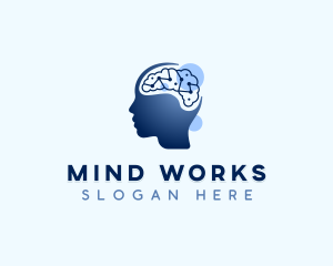Psychology Mind Brain logo design