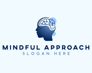 Psychology Mind Brain logo design