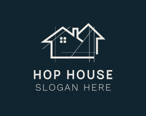 Architecture House Contractor  logo design