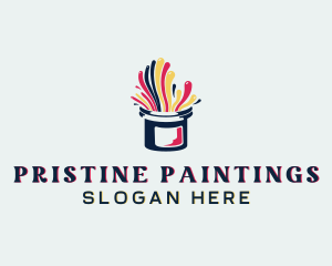 Paint Bucket Renovation logo design