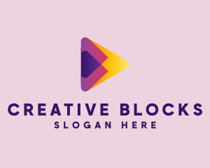 Creative Media Player logo design