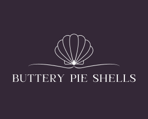 Shell Clam Scallop logo design