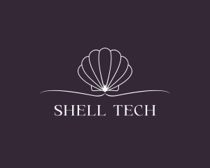 Shell Clam Scallop logo design