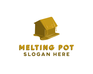 Melting Wax House logo design