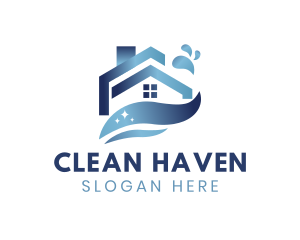 Splash House Cleaning logo design