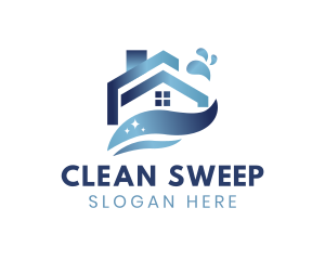 Splash House Cleaning logo design