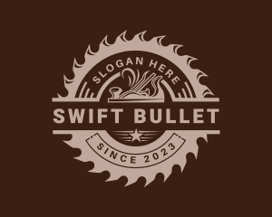 Sawmill Woodwork Planer logo design