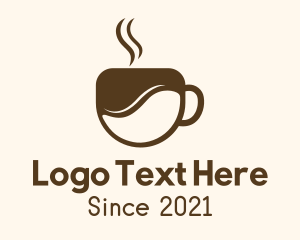 Brown Coffee Cup logo