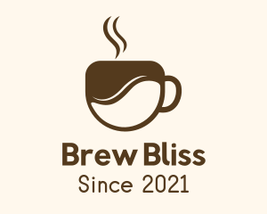 Brown Coffee Cup logo design