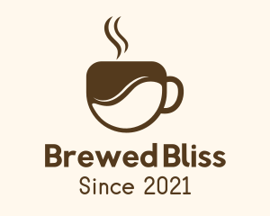 Brown Coffee Cup logo design