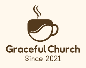 Brown Coffee Cup logo