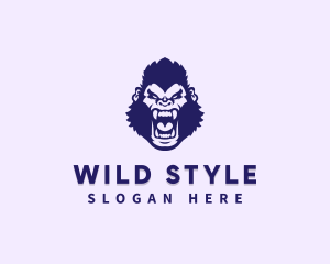 Wild Monkey Gorilla  logo design