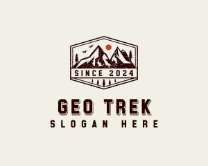 Mountain Summit Hiker logo design