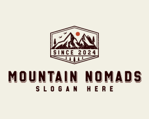 Mountain Summit Hiker logo design