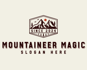 Mountain Summit Hiker logo design