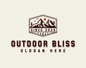 Mountain Summit Hiker logo design