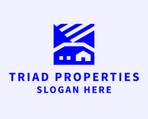 House Roof Property logo design