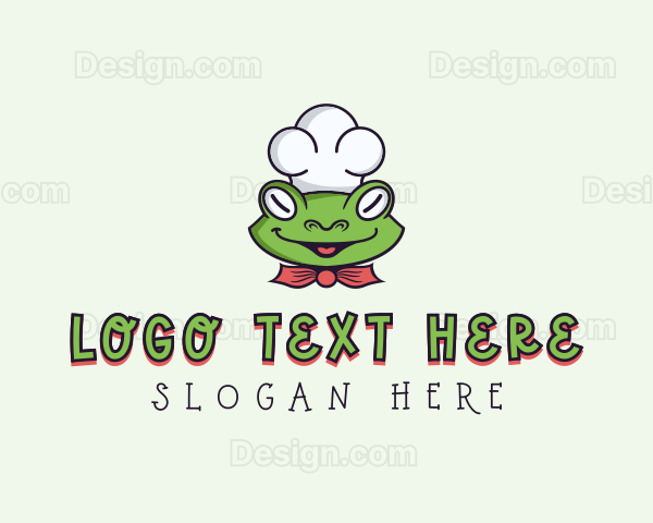 Frog Chef Cook Logo