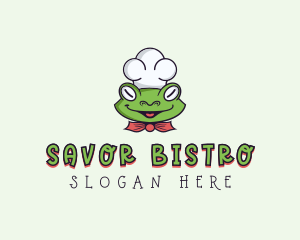 Frog Chef Cook logo design