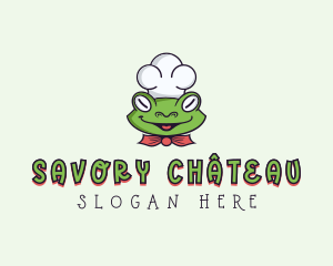 Frog Chef Cook logo design