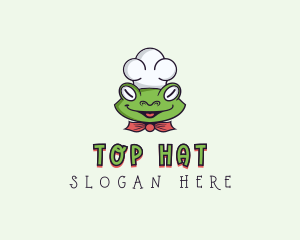 Frog Chef Cook logo design