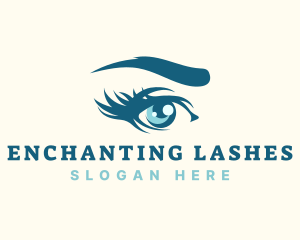 Eye Lashes Beauty Makeup  logo