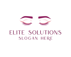 Elegant Eyelash Eyebrow logo