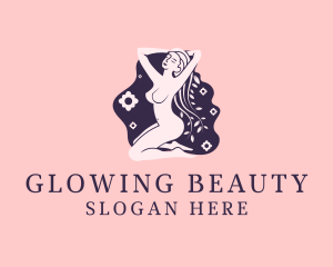 Naked Woman Flower logo