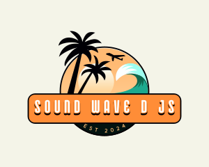 Wave Travel Resort   logo design