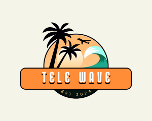 Wave Travel Resort   logo design