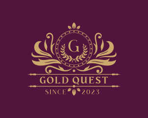 Gold Wreath Royalty logo design