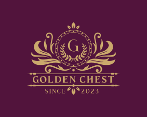 Gold Wreath Royalty logo design