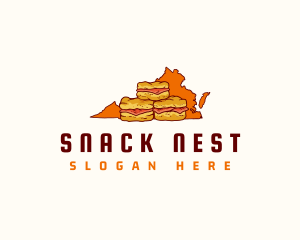 Virginia Ham Biscuit logo design