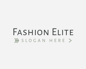 Arrow Fashion Business logo design