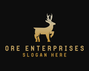 Gradient Deer Enterprise logo design