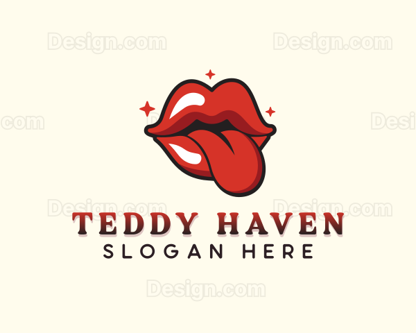 Sexy Mouth Tongue Logo