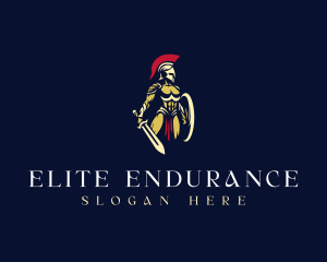 Spartan Female Warrior logo