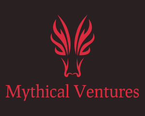 Red Dragon Avatar logo design