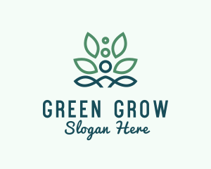 Natural Yoga Spa logo design