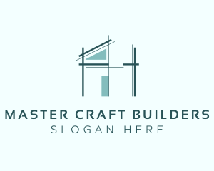 Home Builder Architecture logo design