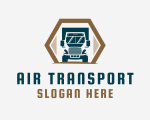 Truck Delivery Logistics logo design