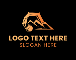 Mountain Excavator Machine logo