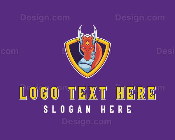 Gaming Dragon Shield Logo