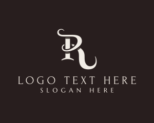 Stylish Business Letter R logo