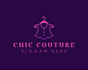 Fashion Hanger Clothing logo design