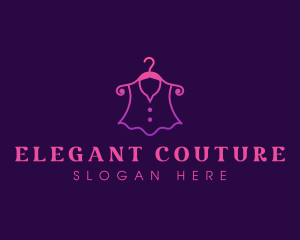 Fashion Hanger Clothing logo design