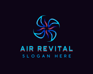 Cooling  Air Propeller logo design