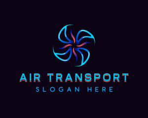 Cooling  Air Propeller logo design